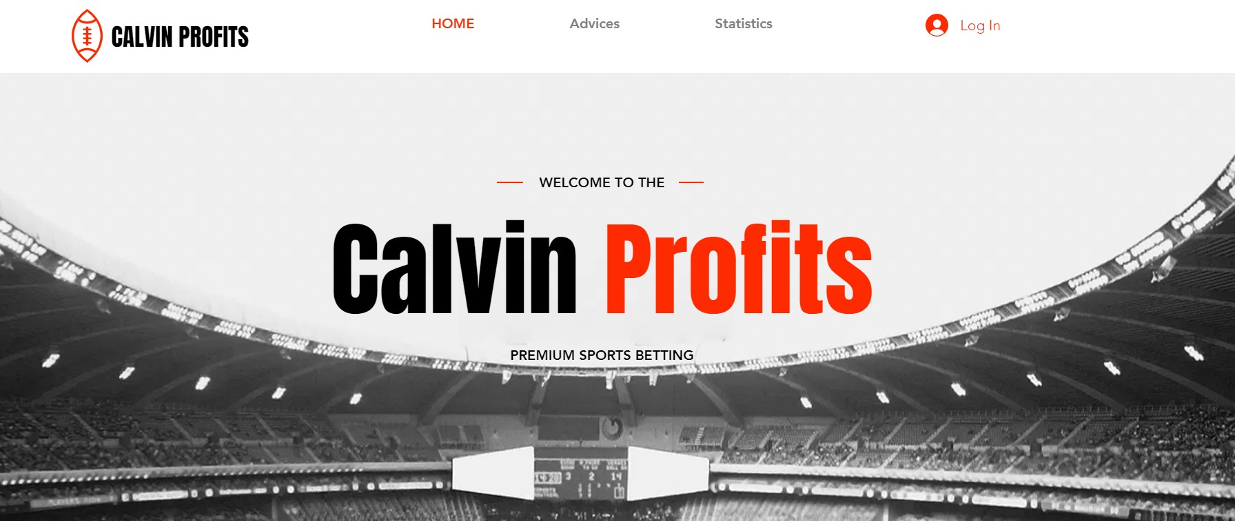 Внешний вид сервиса calvin-profits com