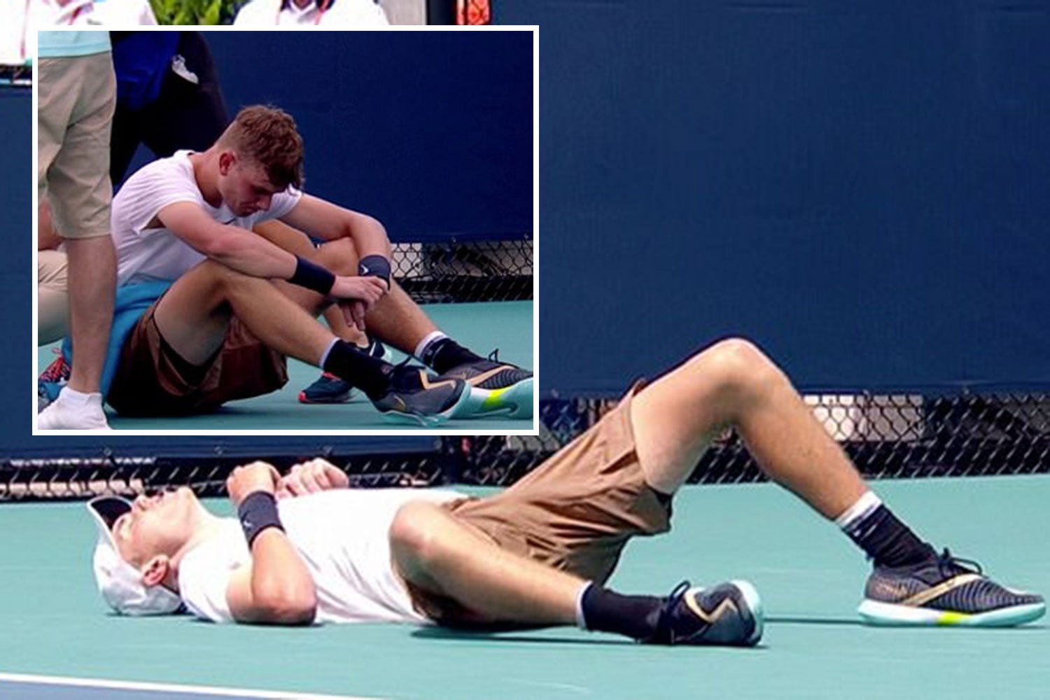 В теннисе бывают ситуации, когда один из соперников вынужден сняться с соревнований