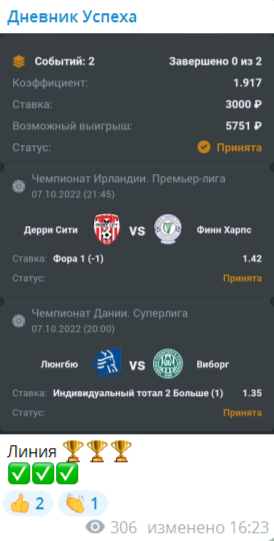 Дневник успеха Статистика