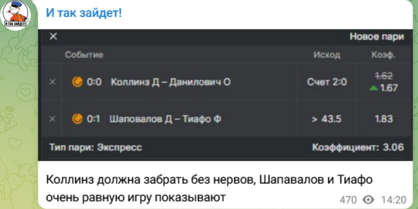 И так зайдет Пост в Телеграмм