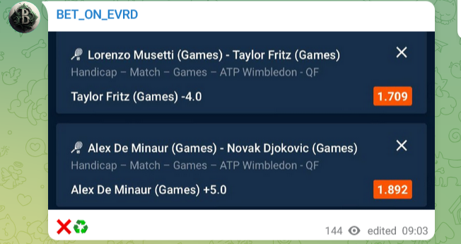 BET_ON_EVRD Бесплатные прогнозы