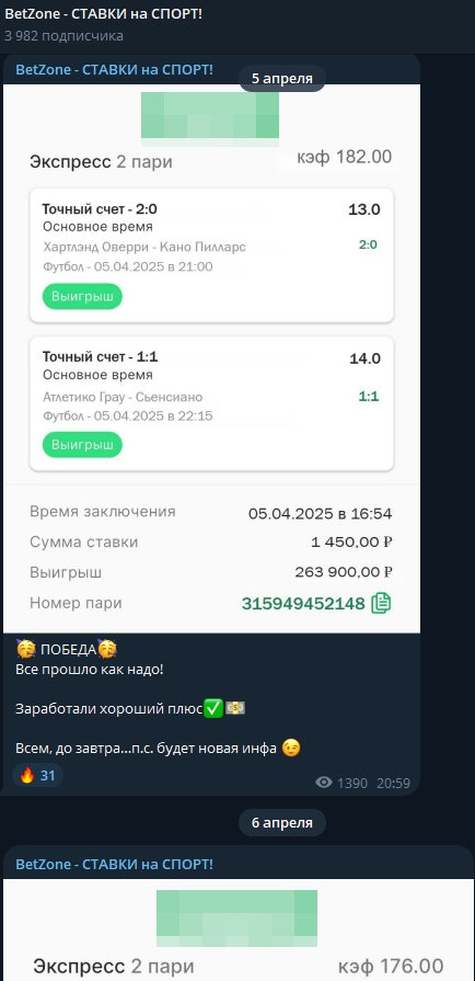 Экспрессы с котировками в сотни пунктов — верный признак обмана