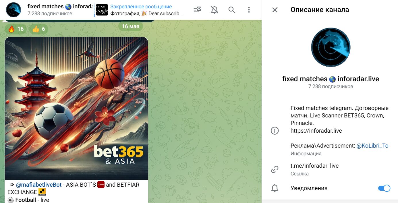fixed matches inforadar.live