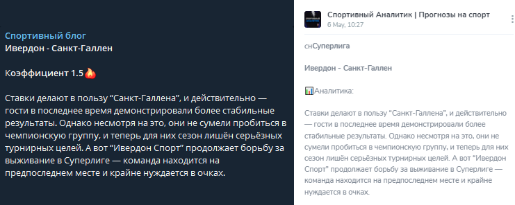 Проверка честности проекта Спортивный блог
