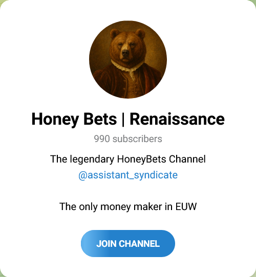 Honey Bets Канал в Телеграмм