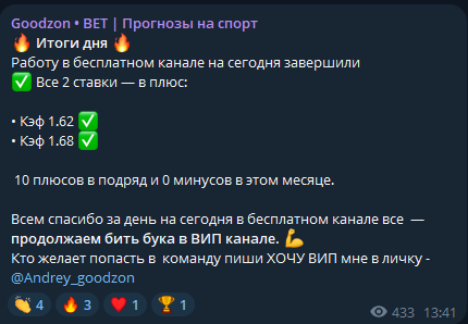 Goodzon BET цены