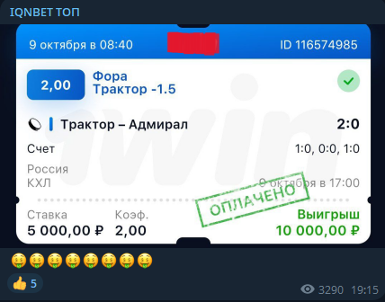 IQNBET ТОП статистика
