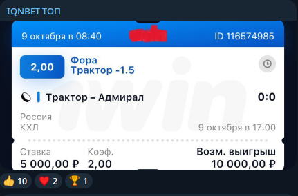 Обзор канала IQNBET ТОП