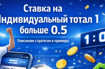 Индивидуальный тотал больше 0.5