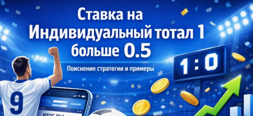 Индивидуальный тотал больше 0.5