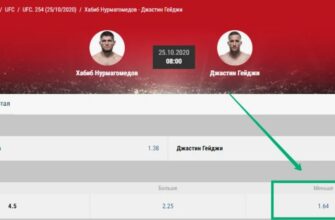 Тотал раундов 1.5 больше в UFC