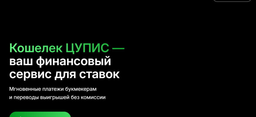 Главная страница ЦУПИС
