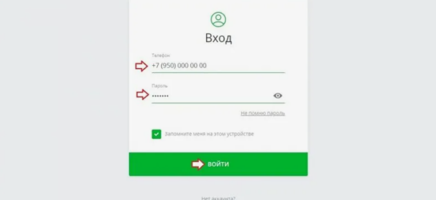Главная страница кошелька ЦУПИС