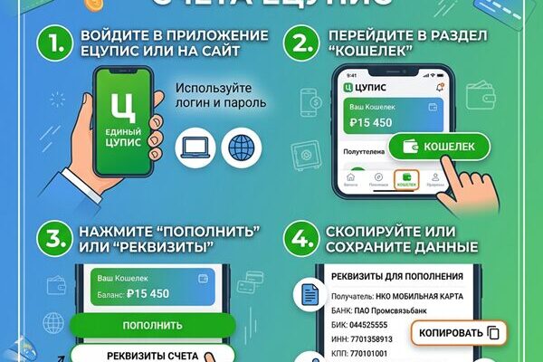 Как узнать реквизиты ЦУПИС