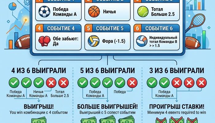 Система ставок 4 из 6