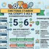 Система ставок 5 из 6