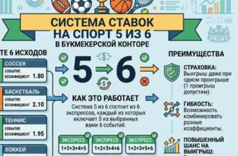 Система ставок 5 из 6