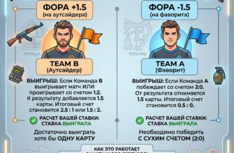Фора по картам 1.5 в CS2