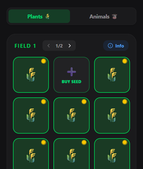 Ферма в мини игре телеграм Farm Vibe @FarmVibeb
