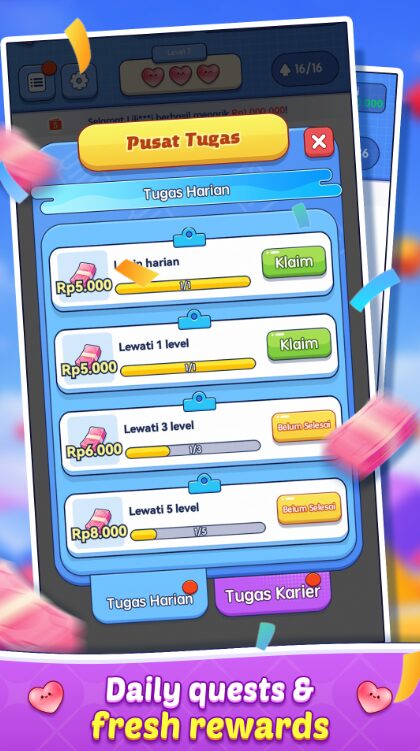 Уровни в мини игре Cash Arrows