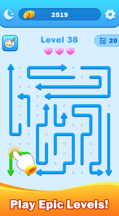 Все о рекламе и покупках в игре Arrow Escape: Puzzle Master