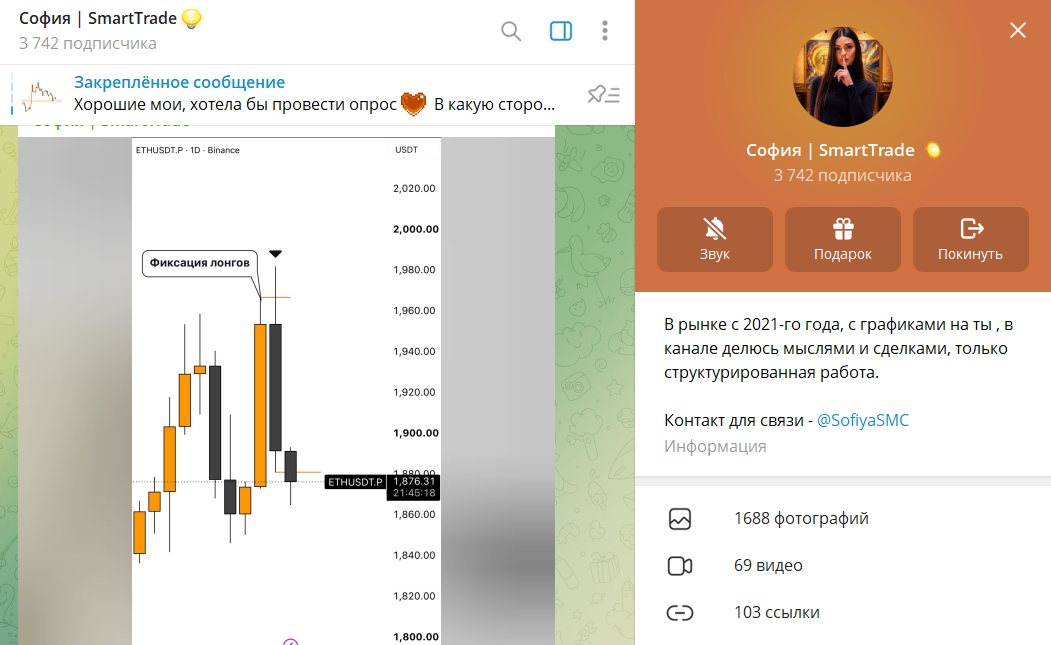 Что известно о проекте телеграм София SmartTrade