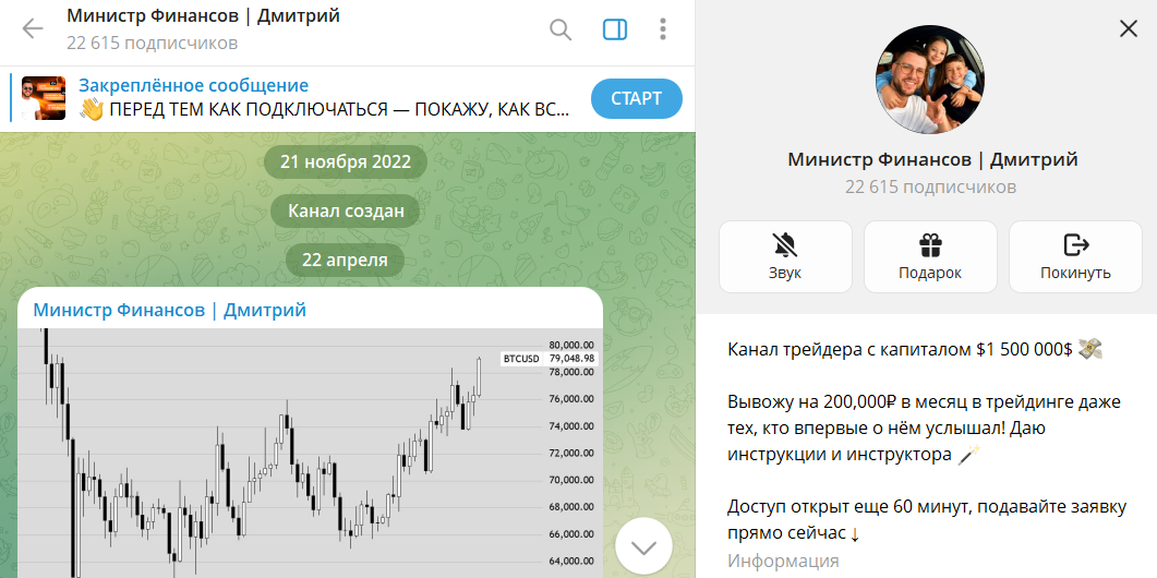Основание, подписчики на «Министерство финансов Дмитрий»