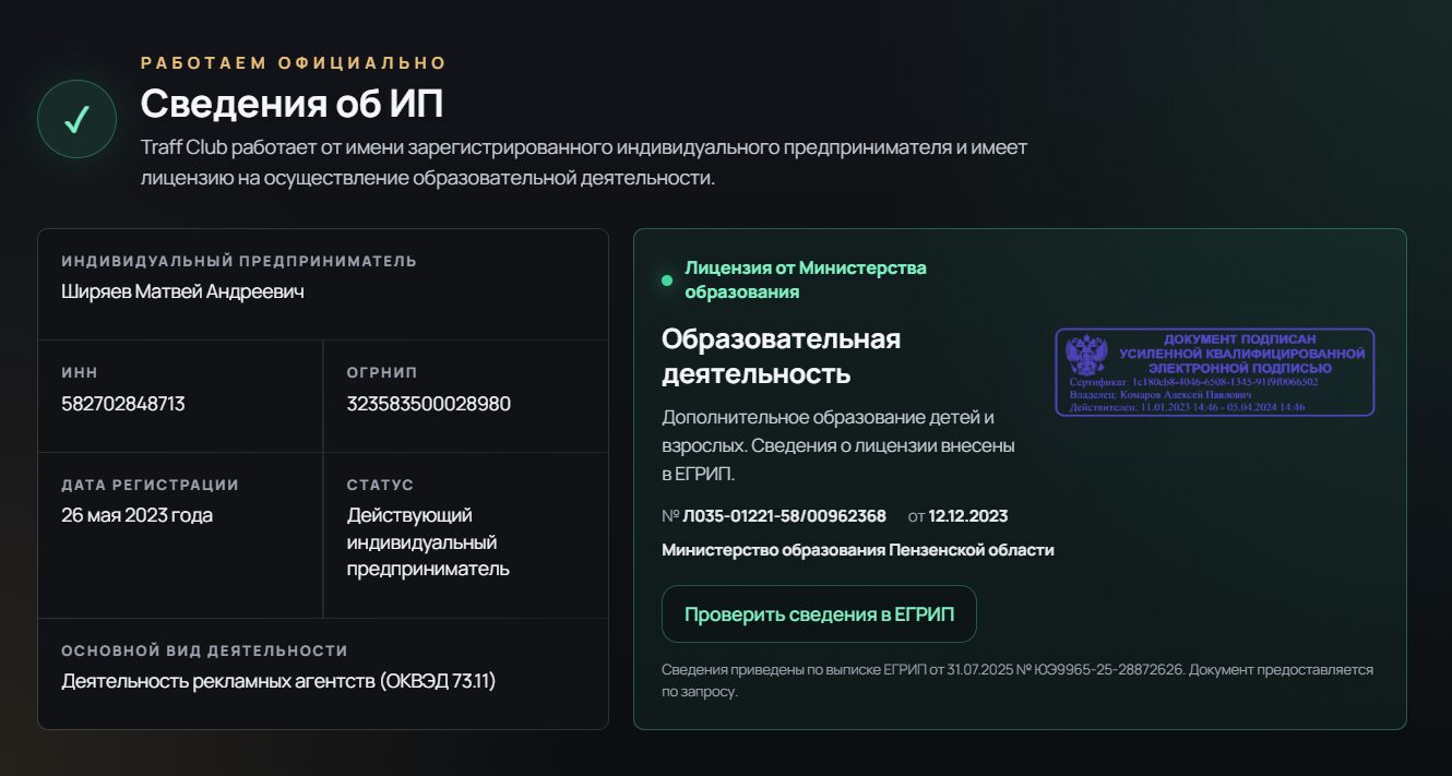 Правовой ресурс проекта Ширяева Матвея Андреевича