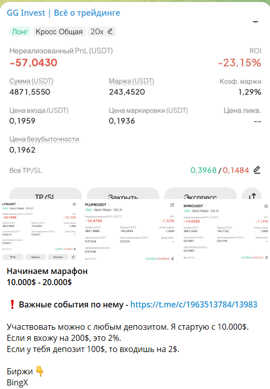Тематические материалы на канале GG Invest Все о трейдинге