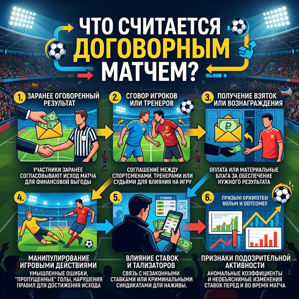 Что считается договорным матчем