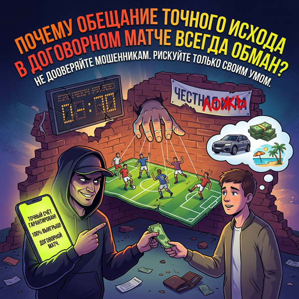 Почему обещание точного исхода это всегда обман?